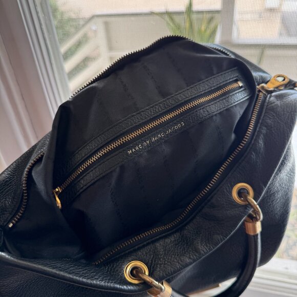 Marc by Marc Jacobs Black Leather Top Handle Bag - Picture 6 of 6